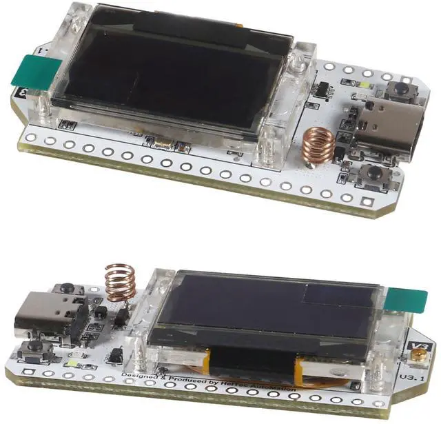 Alt view image 5 of 5 - ESP32 LoRa V3 LoRa32 OLED Development Board 0.96inch OLED Display CP2102 915MHz Antenna Transceiver and Protective Case for Lora Board Compatible with Arduino ESP8266 NodeMCU IOT Smart Home