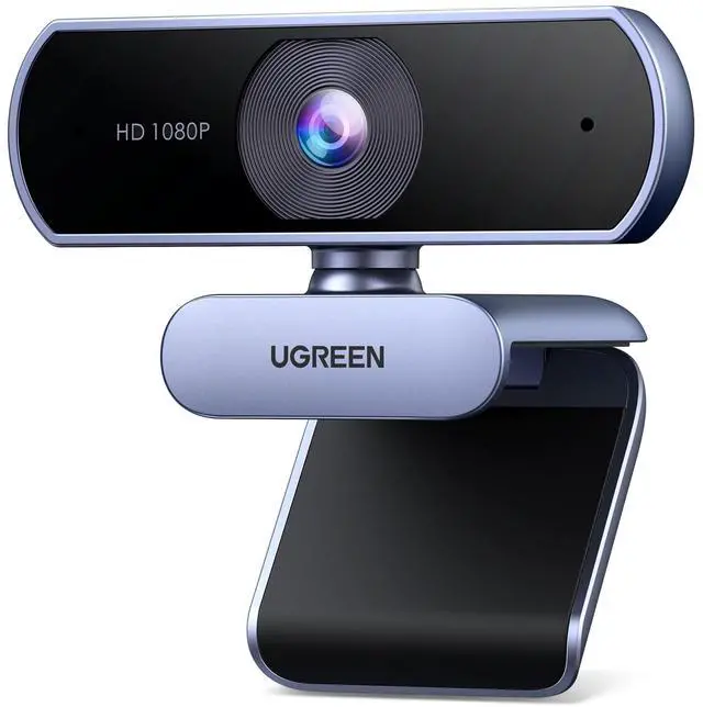 Main image of UGREEN 1080P Webcam with Microphone, Full HD USB Web Camera, 85° FOV, Noise-Canceling, Plug and Play, Auto Light Correction, Video Webcam for Streaming/Conferencing, Zoom/Skype/YouTube, Switch 2