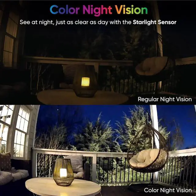 Alt view image 2 of 5 - Cam v3 w 128GB SD Card, 1080p Plug-in Smart Security Camera, Color Night Vision, Motion Detection, 2-Way Audio, Compatible with Alexa, Google Assistant, Indoor/Outdoor, Wired, Black