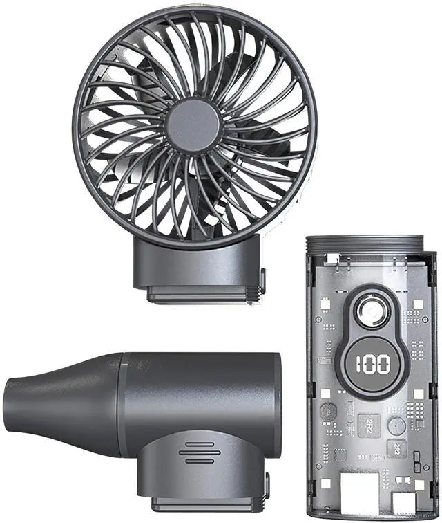 Main image of Vastarry Compressed air Duster 100,000 RPM High-Speed Turbo Fan with 35m/s Airflow, 10,000mAh Power Bank Function for Computer Dusting and BBQ Ignition