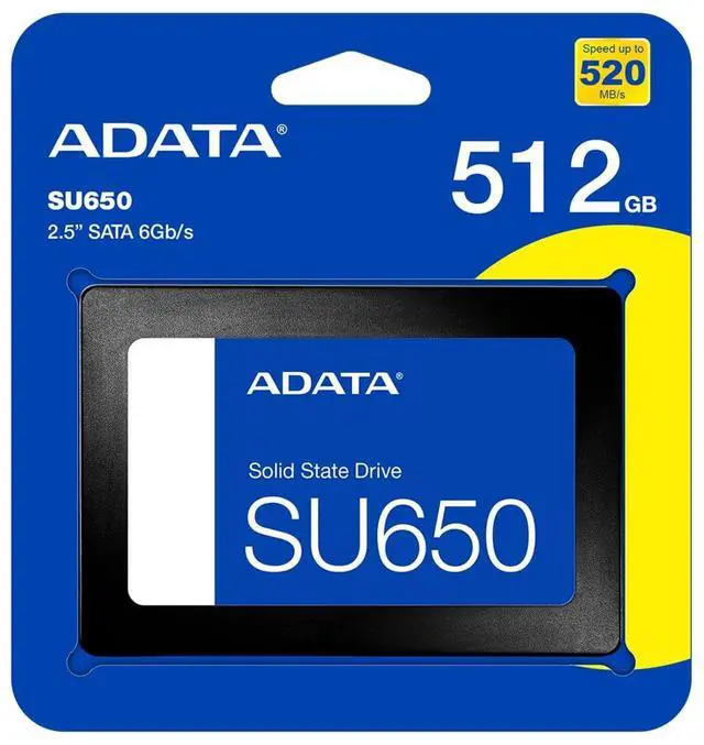 Alt view image 5 of 5 - ADATA SSD SU650 2,5 512GB