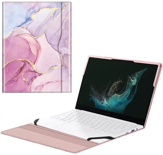 Main image of Fintie Sleeve Case Cover for 13.3" Samsung Galaxy Book3 360 NP730QFG/Galaxy Book2 Pro 13 NP930XED/Galaxy Book2 Pro 360 NP930QED/Galaxy Book2 360 NP730QED/Galaxy Chromebook 13 XE930QCA, GlitterMarble