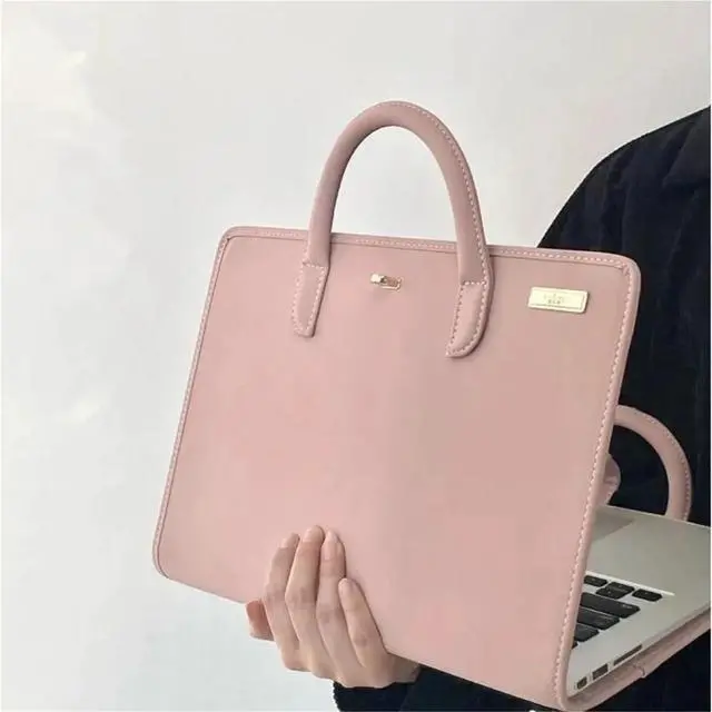 Alt view image 2 of 5 - 13 14 16 Inch Laptop Computer PC Shoulder Bag Carrying Case, Water-Repellent Briefcase Toploader(14 inch)