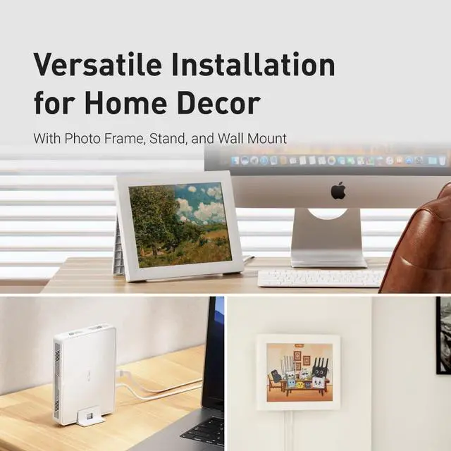 Alt view image 4 of 5 - GL.iNet GL-B3000 (Marble) Wireless WiFi 6 Router with Wall-Mountable Photo Frame & GL-MT3000 (Beryl AX) Pocket-Sized Wi-Fi 6 Wireless Travel Gigabit Router