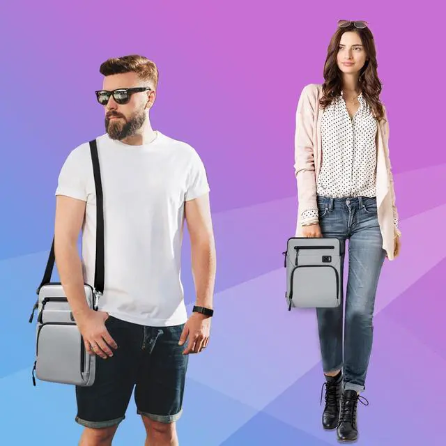 Alt view image 2 of 5 - 11 Inch Tablet Sleeve, Compatible with iPad Pro 11 (5th1st Gen, M4/M2/M1), 10.9" iPad Air (7th4th Gen, M3/M2), Microsoft Surface Go & Other 11" Tablets, Water-Resistant Case