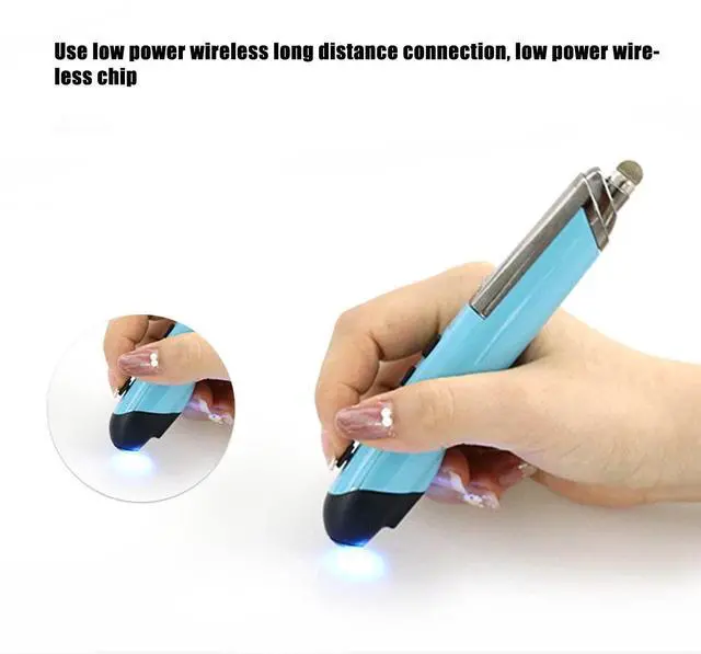 Alt view image 4 of 5 - Pen Mouse 3 Levels Adjustable DPI Writing Low Power Compact Portable Computer Accessories.