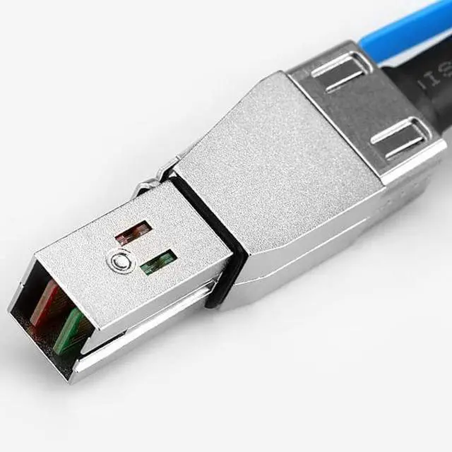 Alt view image 5 of 5 - CY Mini SAS HD SFF-8644 to Mini SAS High Density HD SFF-8644 Data Server Raid External Cable 50cm 12Gbps