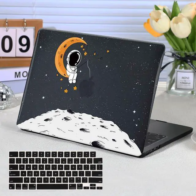 Main image of Funut for MacBook Pro 14 inch Case 2025-2021 M4 M3 M2 M1 A3112 A3185 A3401 A2918 A2992 A2779 A2442, Plastic Hard Shell Case +Keyboard Cover for MacBook Pro 14", Astronaut