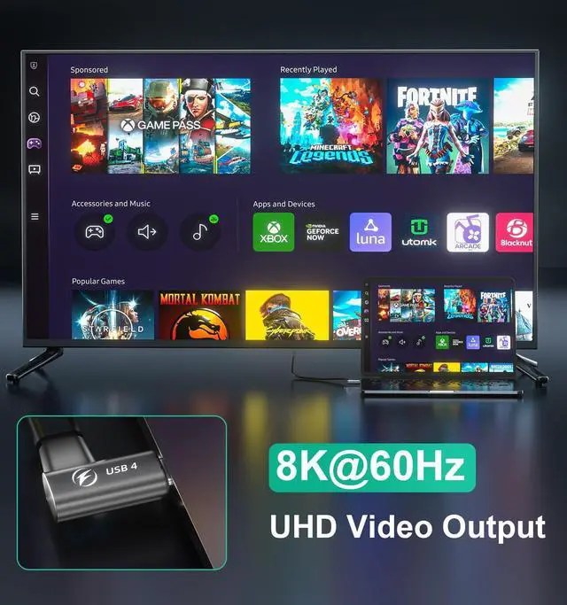 Alt view image 5 of 5 - HanCenDa Type C Magnetic Adapter PD 240W 2Pack, 24Pin USB C to USB C Adapter Right with Voltage, Current and Power Smart LED Display, 40Gbps 8K 60Hz Video for iPhone 16/15, USB 4 Steam Deck, ROG Ally