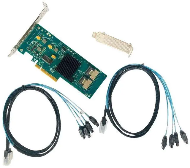 Main image of LSI 9201-8i RAID Controller Card HBA FW P20 6G 9211-8i IT Mode ZFS FreeNAS unRAID SAS PCI E Expander Card + 2*SFF-8087 SATA