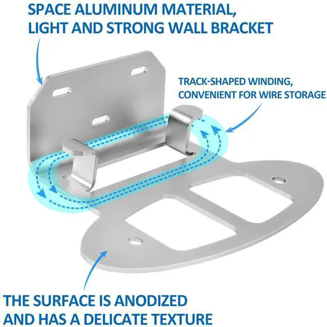 Alt view image 5 of 5 - PETIMETI Wall Mount for Netgbear Orbi WiFi 6 Router with Sturdy Metal Stand Compatible Orbi WiFi 6 Router RBK753 RBK852 RBK853 RBS750 RBK752 RBK850 RBS750 RBS751(2 Pack)
