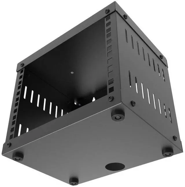 Alt view image 4 of 5 - QiaoYoubang 4U Small Network Cabinet-10 inch Server Rack for 10" Server, Network, Audio, and Video Equipments at Home or Office (4U)