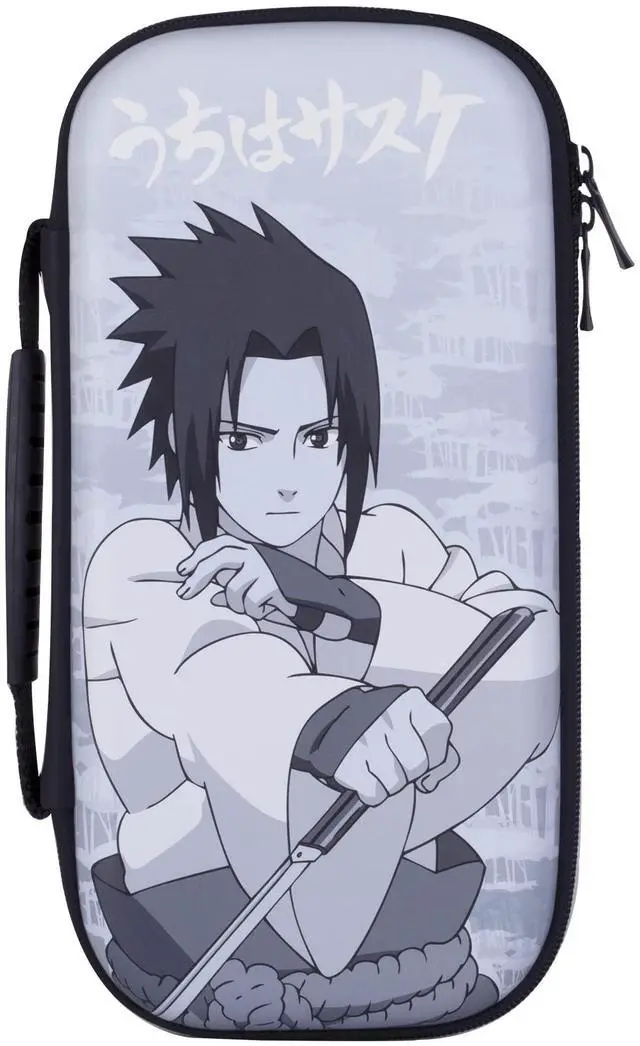 Main image of Konix Naruto Shippuden Protective Case for Nintendo Switch, Switch Lite, Switch OLED, 8 Games, Sasuke