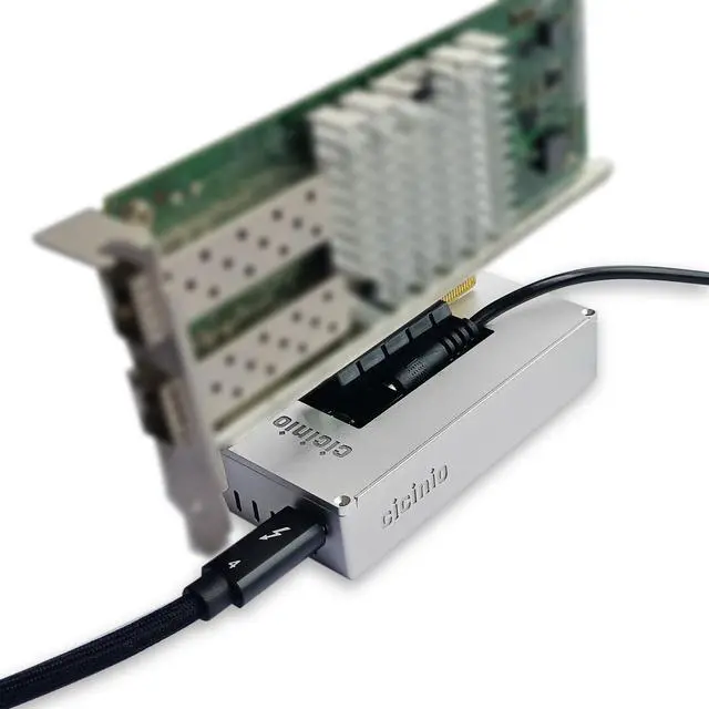Main image of USB4 to PCIe DockerThunderbolt 4/3 Compatible,Allows Laptops and PC Computer to Connect eGPU & Various PCIe Data Capture Boards Like 10GbE Ethernet Cards, Sounds Cards, FPGA DMA Boards, SSD