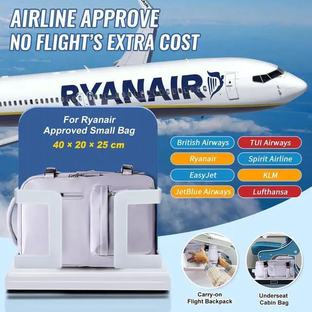 Alt view image 2 of 5 - Travel Backpack Women,Carry On Backpack Flight Approved 18x14x8 inches Bag Spirit Airlines Personal ltem,College Sports Hiking Rucksack Waterproof Casual Daypack Laptop Blackpack Men Taro Purple