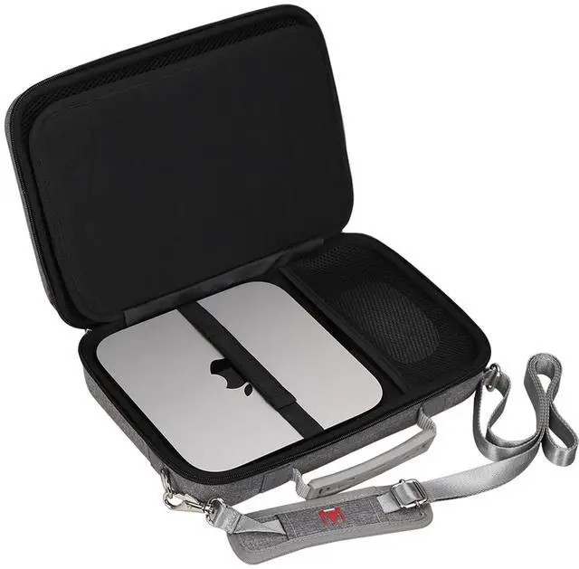 Main image of Mchoi Shockproof Carrying Case with Adjustable Shoulder Straps, for Apple Mac mini M1 / Mac mini M2, Apple Magic Keyboard & Magic Mouse, Case Only