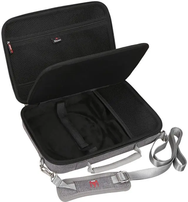 Alt view image 3 of 5 - Mchoi Shockproof Carrying Case with Adjustable Shoulder Straps, for Apple Mac mini M1 / Mac mini M2, Apple Magic Keyboard & Magic Mouse, Case Only