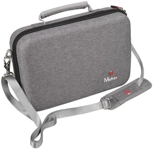 Alt view image 4 of 5 - Mchoi Shockproof Carrying Case with Adjustable Shoulder Straps, for Apple Mac mini M1 / Mac mini M2, Apple Magic Keyboard & Magic Mouse, Case Only