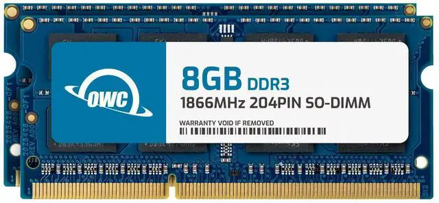 Main image of OWC 16GB (2 x 8GB) PC14900 DDR3 1866MHz SO-DIMMs Memory RAM Upgrade Compatible with 2015 (Late) iMac 27 w/Retina 5K Models and Compatible PCs (OWC1867DDR3S16P)