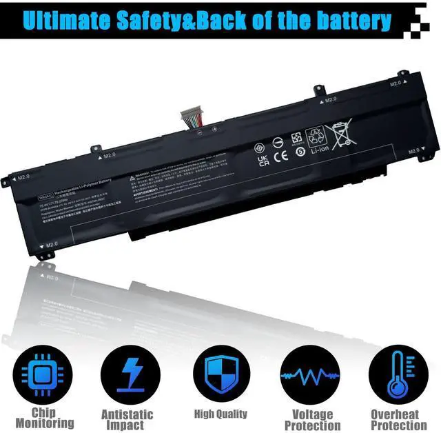 Alt view image 4 of 5 - WK04XL M39179-005 Battery for HP OMEN 16-b 16-c Victus 16-e 16-d 15-f Victus 16-D0001UR 16-D0023DX 16-E0005UA 16-D1113TX 16-E0029UR 16-E0194NW HSTNN-IB9V HSTNN-WB0B HSTNN-OB2C M38822-1D1