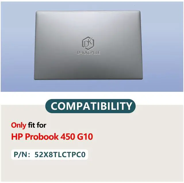 Alt view image 2 of 5 - D-KXCPELE Replacement LCD Back Cover Rear Top Lid for HP Probook 450 G10 Series Laptop 52X8TLCTPC0