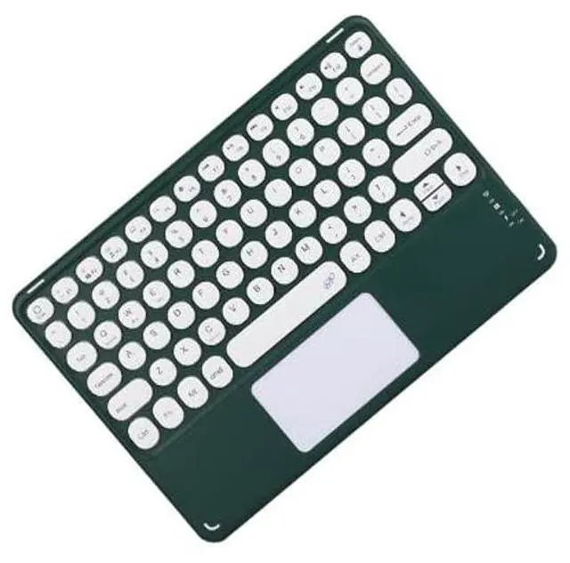 Main image of Sunffice Wireless Bluetooth Keyboard,10 inch Portable Rechargeable Keyboard with Touchpad Ultrathin BluetoothKeyboard for iOS/Android/Windows Tablet, Computer and Phone Universal(Dark Green)
