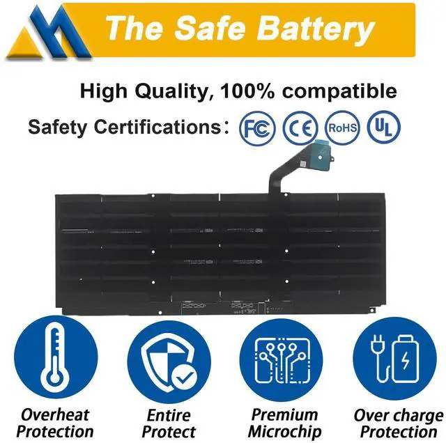 Alt view image 3 of 5 - Mobik G3HTA057H Laptop Battery Replacement for Surface Laptop 3 4 1867 1868 1950 7.58V 6-Cell