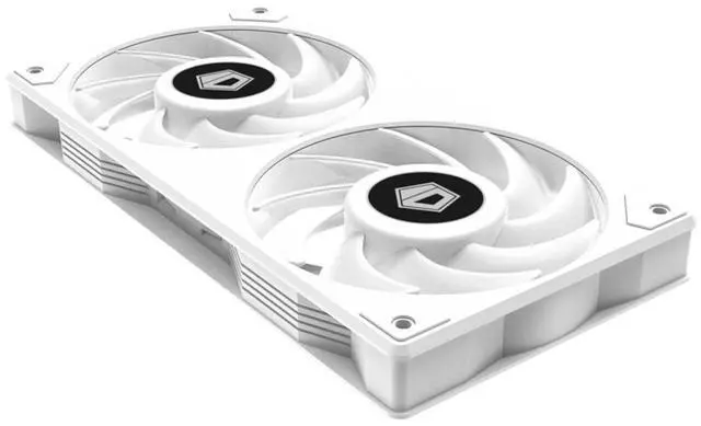 Alt view image 4 of 5 - ID-COOLING ICEFAN 240 ARGB Snow, 240mm Case Fan PWM CPU Cooling Fan 2-in-1Addressable RGB Fan 5V 3PIN Connector, Hassle-Free Cable Management Fan for Radiator/PC Chassis