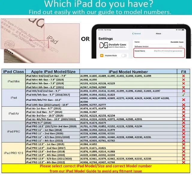 Alt view image 2 of 5 - DuraSafe Cases for iPad 9.7 Inch 5 Gen 2017 6 Gen 2018 [iPad 5th 6th ] A1893 A1822 A1954 MRJN2LL/A MR7G2LL/A MR7F2LL/A MP2F2LL/A iPad Cover with Translucent Frosted Hard Back - Green