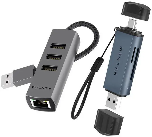 Main image of USB 3.0 Ethernet Aapter & SD Card Reader Bundle