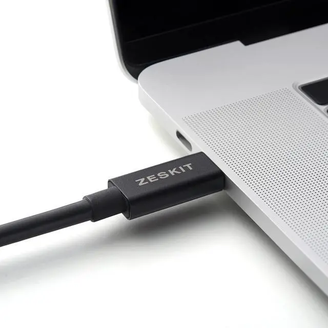 Alt view image 3 of 4 - Zeskit Certified Thunderbolt 4 Cable 40Gbps 100W Passive 0.5m