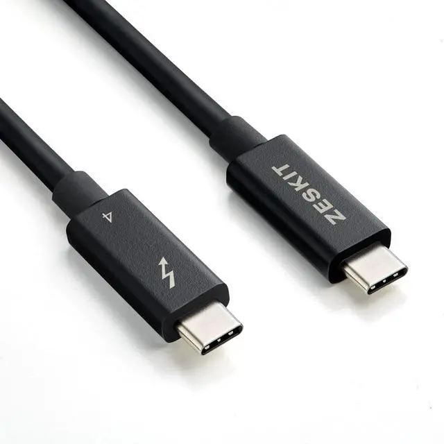 Alt view image 4 of 4 - Zeskit Certified Thunderbolt 4 Cable 40Gbps 100W Passive 0.5m