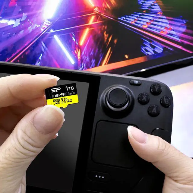 Alt view image 2 of 5 - Silicon Power 256GB Inspire UHS-1(U3) A2 TLC Micro SDXC Memory Card with USB Reader SP256GBSTXLA2VC2 NOT Compatible with Switch2