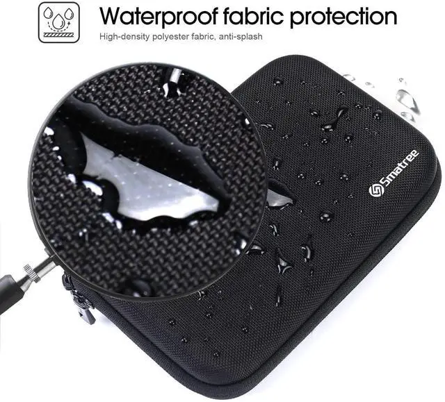 Alt view image 4 of 5 - Smatree Hard Case Compatible for Apple14&16inch MacBook Pro's Pencil,Magic Mouse,Magsafe Power Adapter,BeatsX, Monster Magnetic Charging Cable,Travel MacBook Pro Accessories Organizer Bag,Black