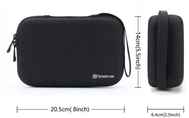 Alt view image 5 of 5 - Smatree Hard Case Compatible for Apple14&16inch MacBook Pro's Pencil,Magic Mouse,Magsafe Power Adapter,BeatsX, Monster Magnetic Charging Cable,Travel MacBook Pro Accessories Organizer Bag,Black