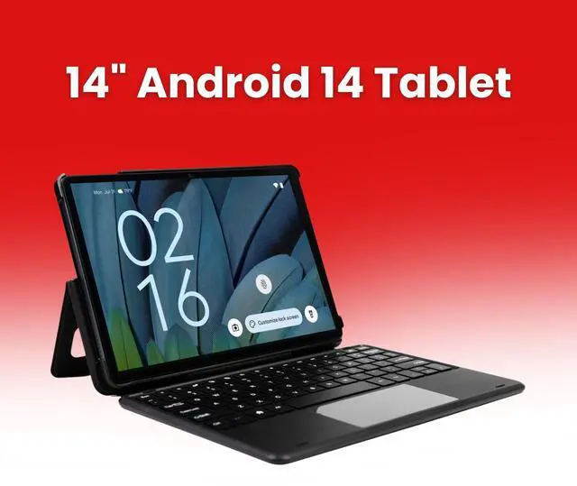 Alt view image 4 of 5 - RCA 14 Tablet MediaTek MT8781/G99, Octa Core, 8GB Memory 256GB Storage, 5 MP Front Camera, 8 MP Rear Camera, Android 14