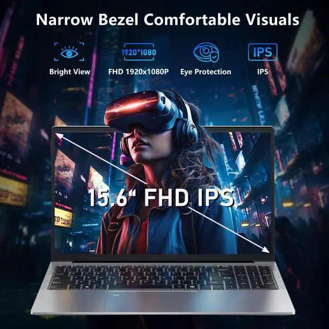 Alt view image 5 of 5 - NIAKUN 15.6 Inch Laptop Computer,Gaming Laptop,32GB RAM 1TB SSD,i9-11900H 8C/16T Processor(up to 4.9Ghz),UHD Graphics,15.6 FHD 1920 * 1080 Display,WiFi 6,BT5.2,Backlit Keyboard