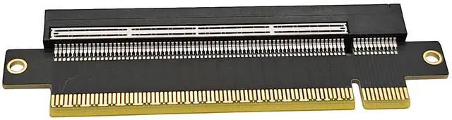 Alt view image 3 of 5 - PCIe 5.0 x16 Riser Card, PCIe to PCIe Adapter Card, PCI Express 5.0 x16 to PCIe Converter, PCI-e Extender Card for Computer & 1U/2U/3U/4U Server Case, 180 Degree