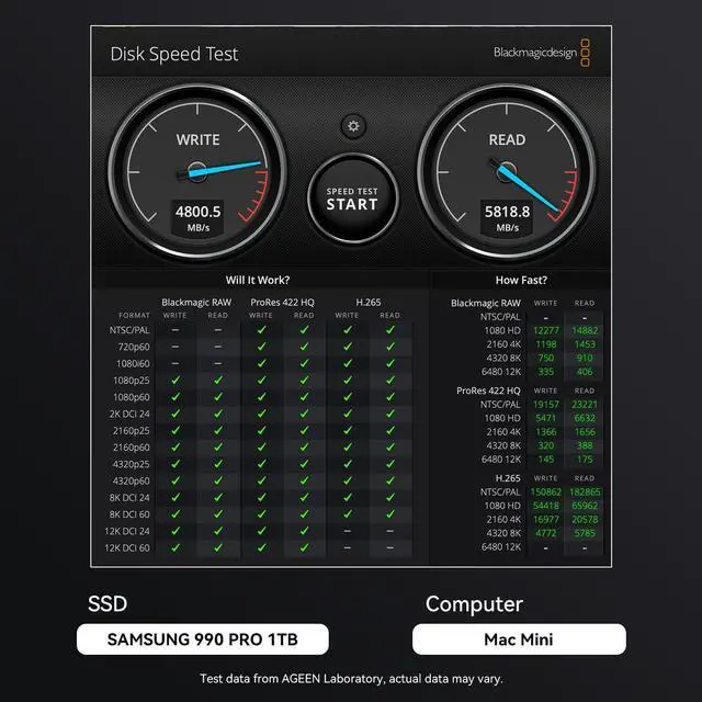 Alt view image 3 of 5 - AGEEN 80Gbps M.2 NVMe SSD Enclosure for USB4 V2.0, USB4 V1.0- External NVMe Enclosure with Active Cooling Fan, Backward Compatible USB 3.2/3.1/3.0