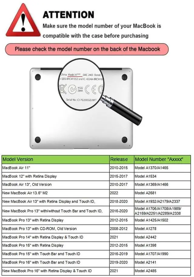 Alt view image 2 of 5 - Laptop Hard Shell Case Compatible with MacBook Air 13.6 inch 2022 Release Model A2681 M2, Plastic Protective Beautifully Designed Hard Shell Case Cover & Keyboard Cover, World map