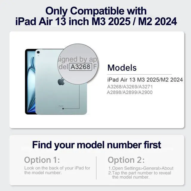 Alt view image 2 of 5 - AsileCuir Handmade Case for iPad Air 13 Inch M3 2025 / M2 2024 A3268 A3269 A2898 A2899 with Pencil Holder Pocket,Multi Angles Stand,Magnetic Closure,Vegan Leather Cover,Auto Sleep/Wake,Brown