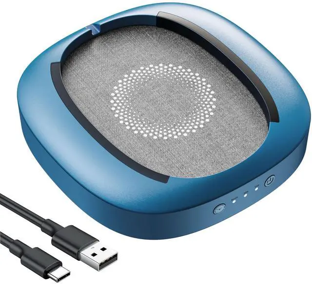 Main image of MEKASS Mouse Jiggler Undetectable with Timer, Ultra-Silent Mouse Mover Device to Keep Computer PC Laptop Alive, Automatic Mouse Wiggler Shaker to Keep Mouse Moving Work from Home (Blue and Grey-Dot)