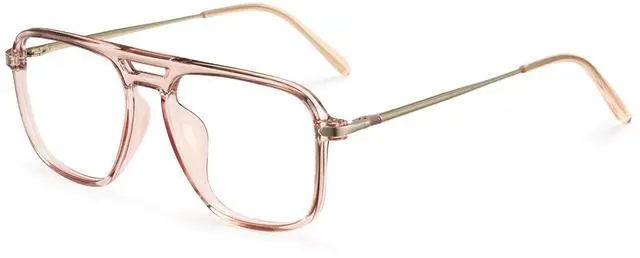 Main image of Cyxus Aviator Blue Light Blocking Glasses for Women Men TR90 Frame Pilot Retro Style Computer Gaming Anti Eye Strain 8186