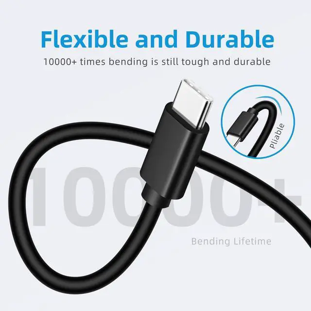 Alt view image 2 of 5 - 3 Pack 10W USB C Tablet Charger Cable for All New Kindle Scribe,New Fire HD 8 10 Kid Pro,Paperwhite 11th 12th 13th Gen 2021 2022 2023,Signature Edition,Newer Kindle Fire HD Tablets Charging Cord 10ft