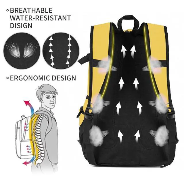 Alt view image 4 of 5 - rickyh style School Backpack Travel Bag for Men & Women Lightweight College Back Pack with Laptop Compartmen