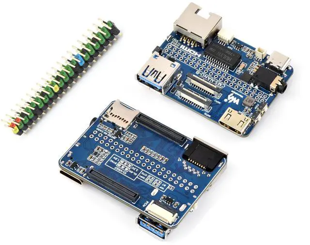 Main image of Nano Base Board Compatible with Raspberry Pi Compute Module 5 Lite/eMMC, Same Size As CM5, with Multiple Peripheral Interfaces, with USB 3.2 Gen1 Type-A, 40PIN GPIO, Dual MIPI Interfaces, Audio,etc