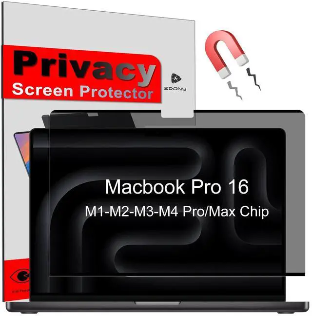 Main image of KEANBOLL Magnetic Privacy Screen for MacBook Pro 16 Inch- Removable Anti-Glare Filter with Blue Light Reduction | Compatible with MacBook Pro 16.2 inch (2021-2024, M4, M3, M2, M1 Pro/Max Chip)