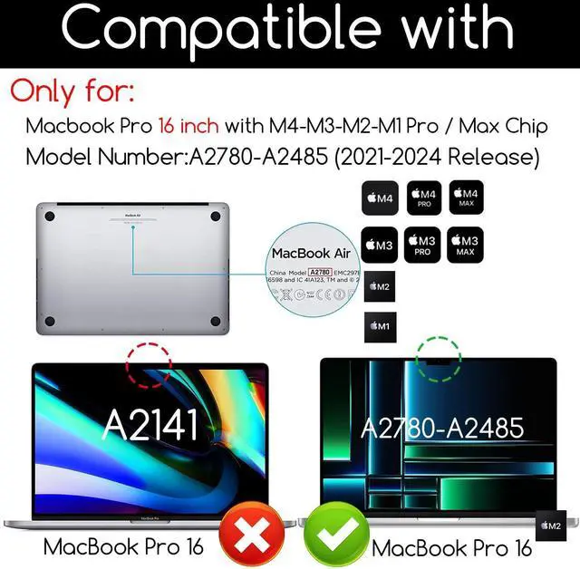 Alt view image 2 of 5 - KEANBOLL Magnetic Privacy Screen for MacBook Pro 16 Inch- Removable Anti-Glare Filter with Blue Light Reduction | Compatible with MacBook Pro 16.2 inch (2021-2024, M4, M3, M2, M1 Pro/Max Chip)