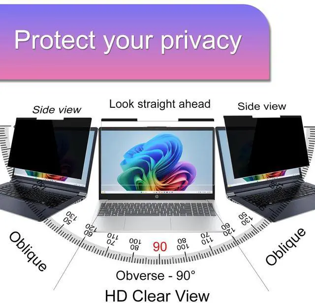 Alt view image 4 of 5 - KEANBOLL Magnetic Privacy Screen for MacBook Pro 16 Inch- Removable Anti-Glare Filter with Blue Light Reduction | Compatible with MacBook Pro 16.2 inch (2021-2024, M4, M3, M2, M1 Pro/Max Chip)