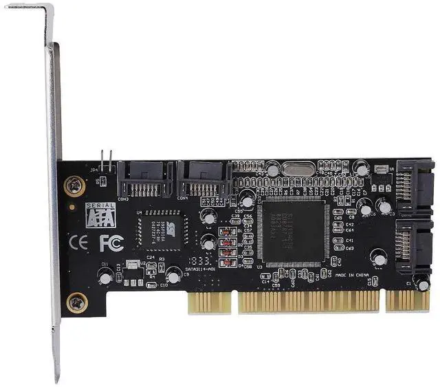 Alt view image 3 of 5 - PCI SATA RAID Control Card with 4 Internal SATA Port, 1.5Gb / s Rate, Support 98SE / Me / 2000 / XP/NT 4.0/64-bit/Vista, Linux & Netware OS
